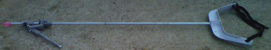 A long, metal rod with a handle.