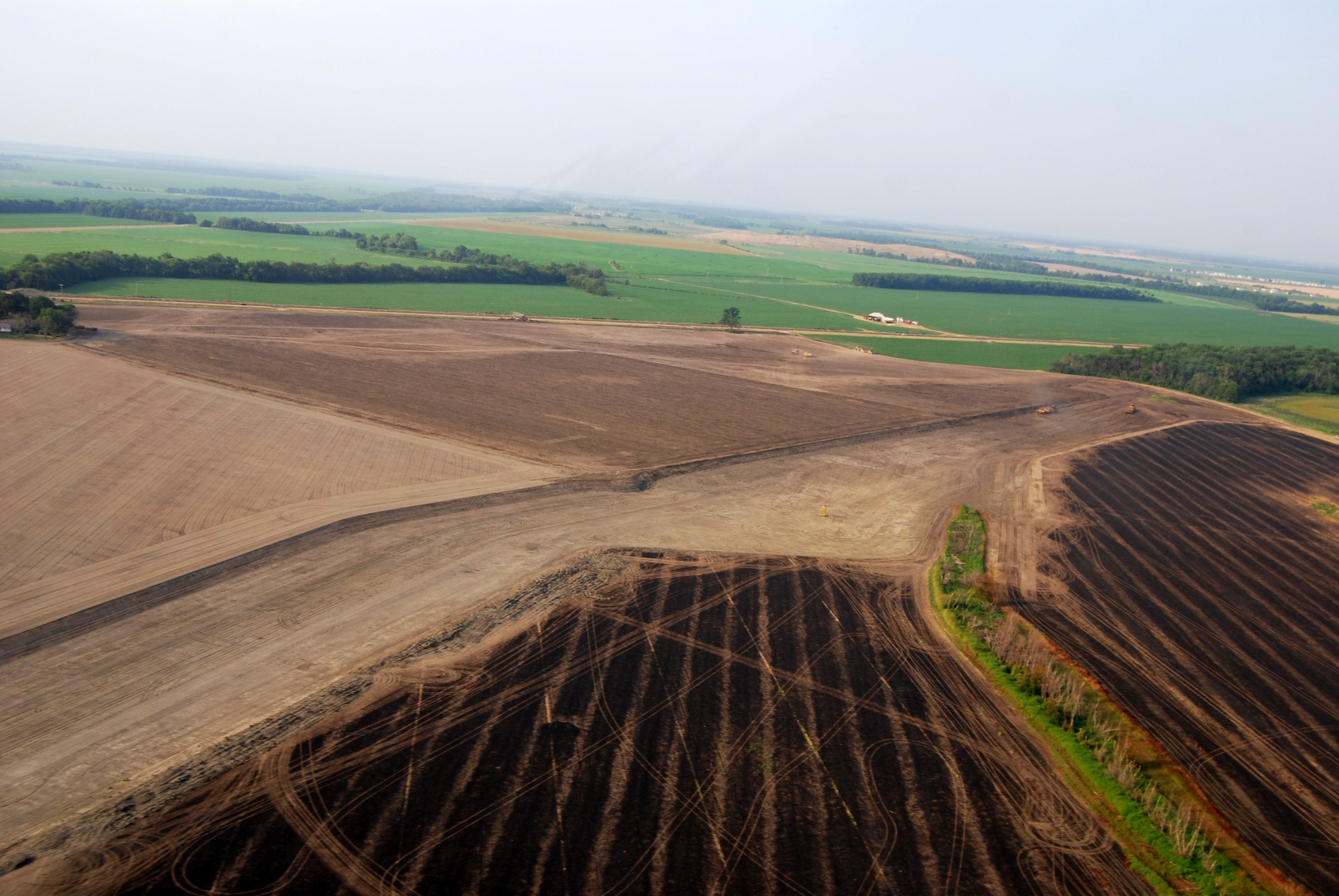 Aerial view of soils of the Mississippi Delta. Photo credit: Buddy Allen
