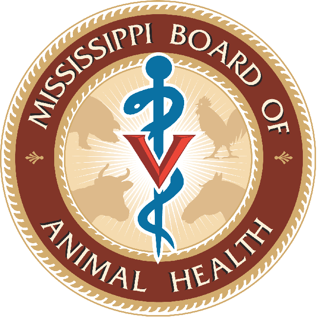 Mississippi Board of Animal Health logo.