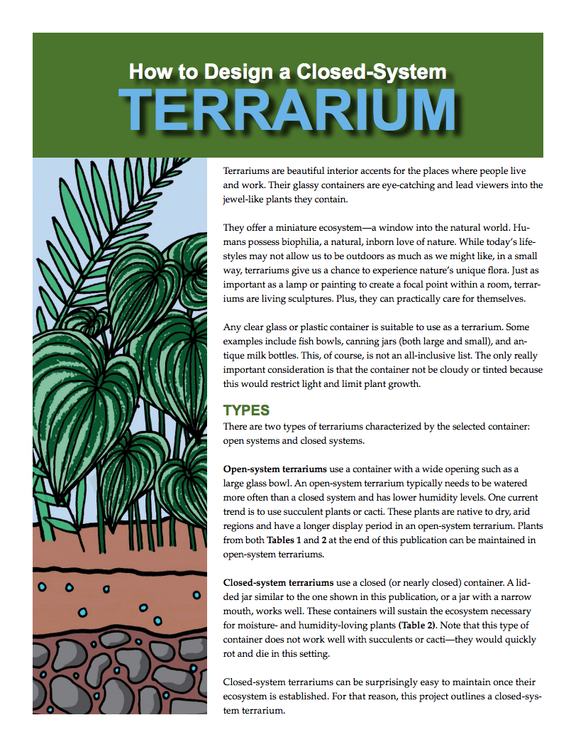 How to Design a Closed-System terrarium cover.