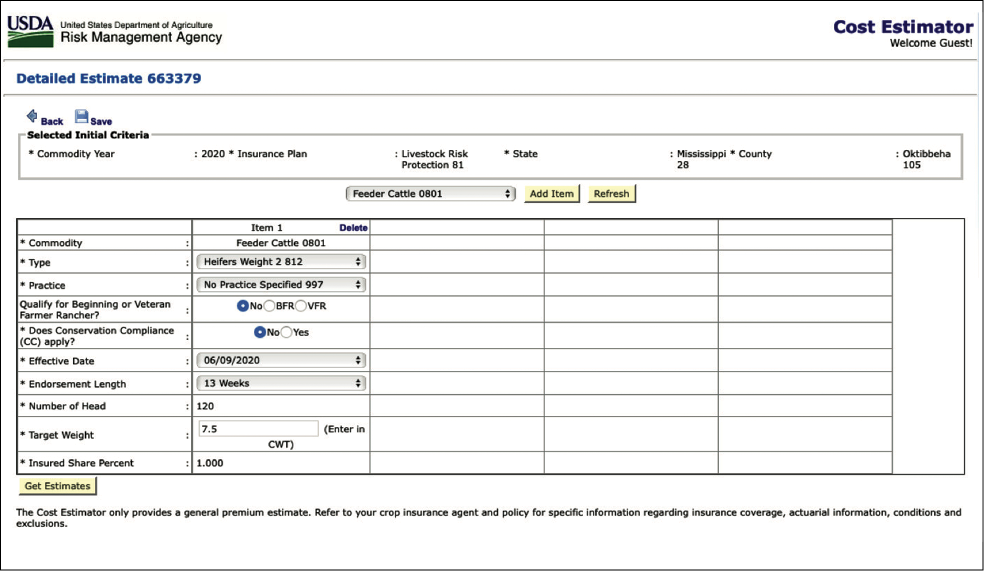 Sample form