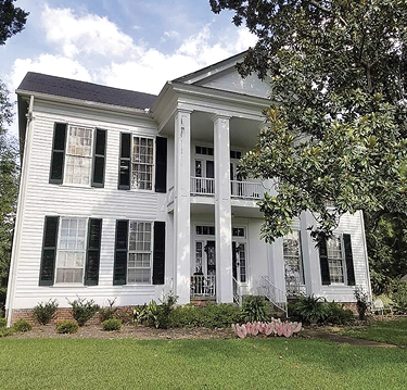 A large old house.