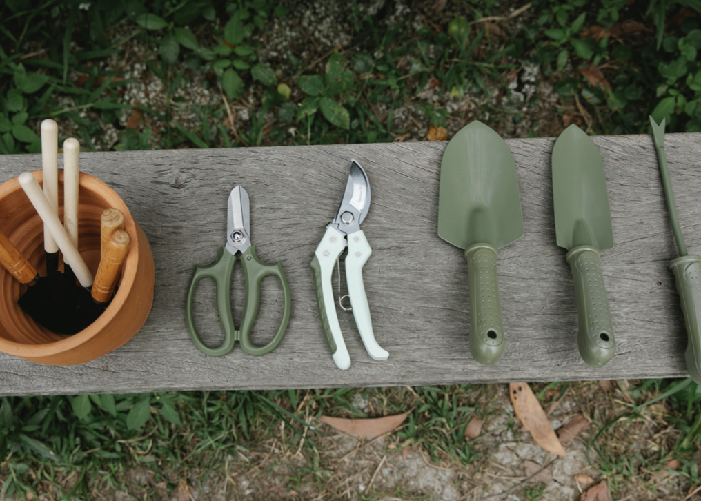 Gardening tools. 