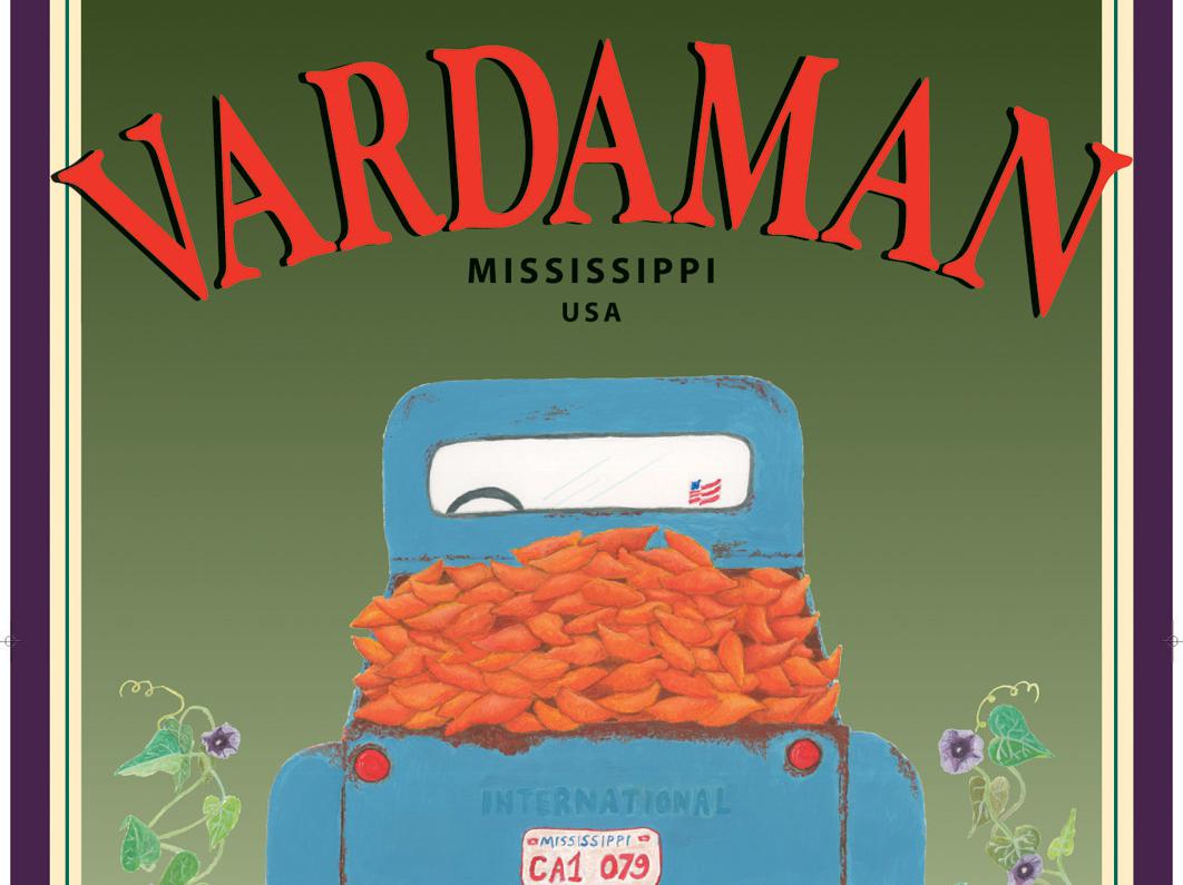 The 37th annual Sweet Potato Festival will be held Nov. 6 in Vardaman. This new poster promotes Vardaman sweet potatoes and will be displayed at the festival. 
