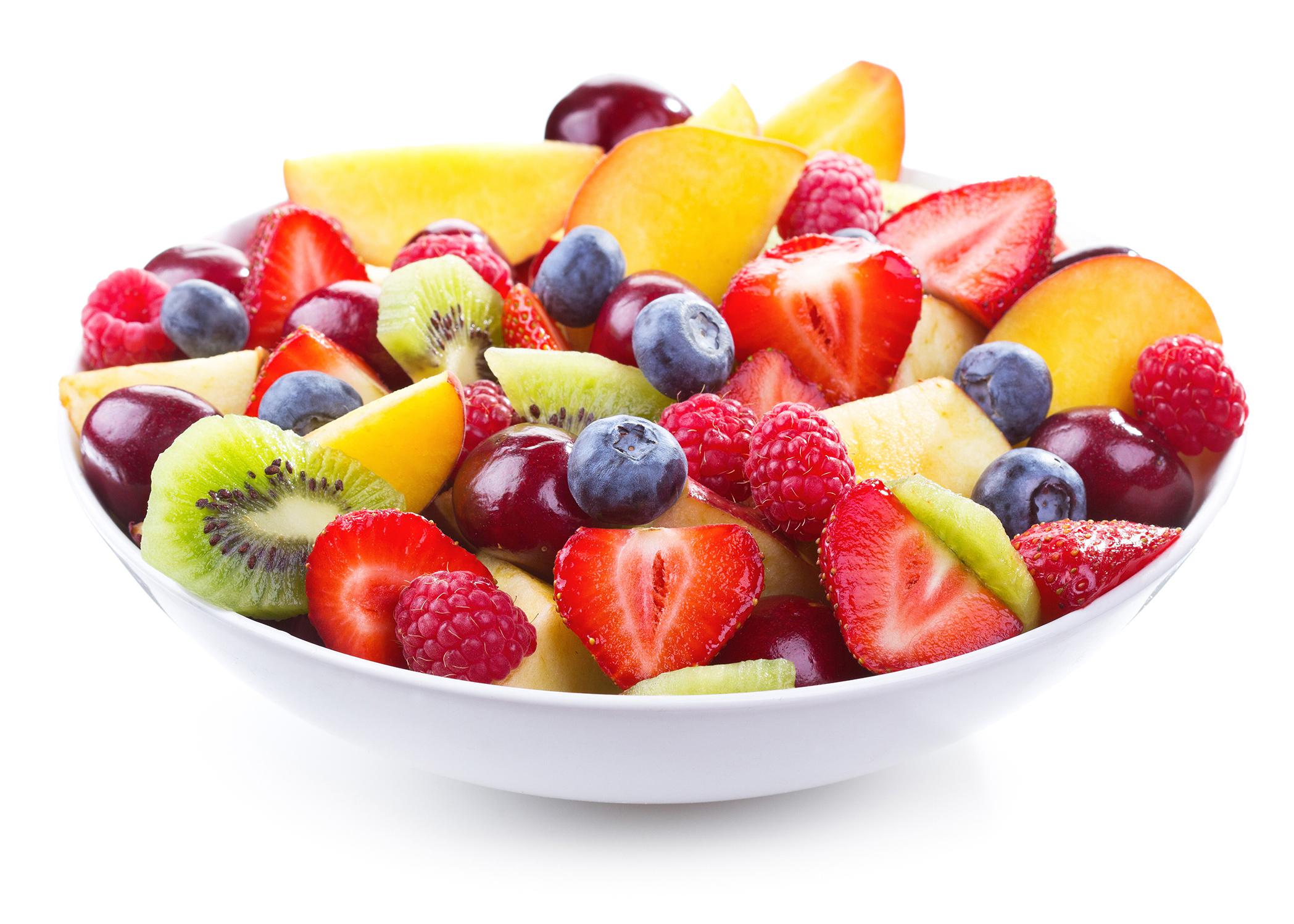 A bowl of various fruits