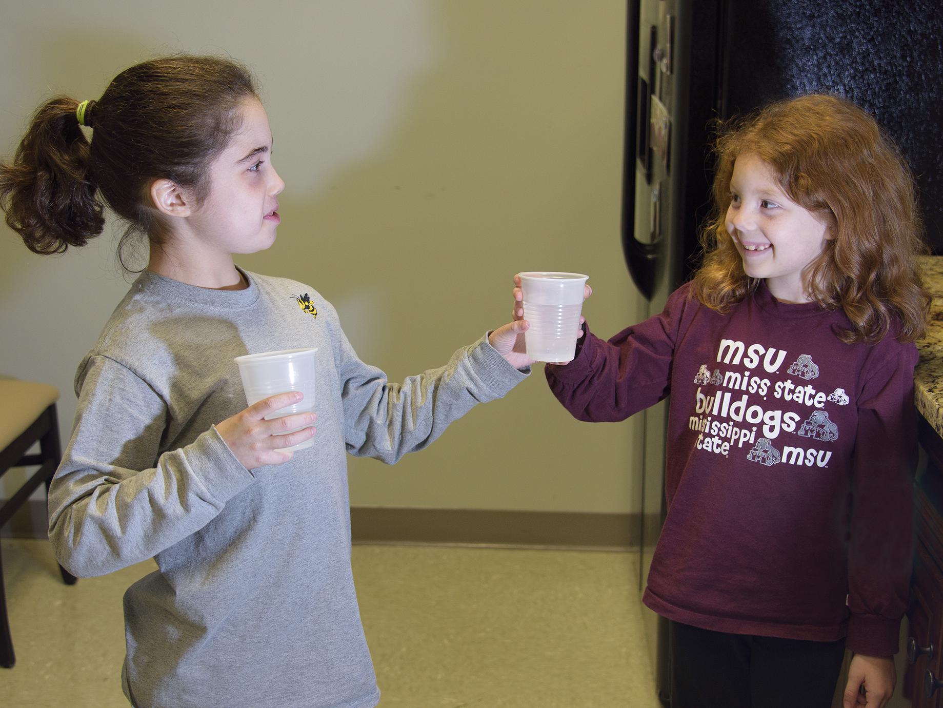 Parents want to know water is safe before offering a drink to their children. Water quality depends on different factors, including each home’s system, but resources are available to help Mississippians learn more and follow best practices. (Photo by MSU Extension Service/Kevin Hudson)