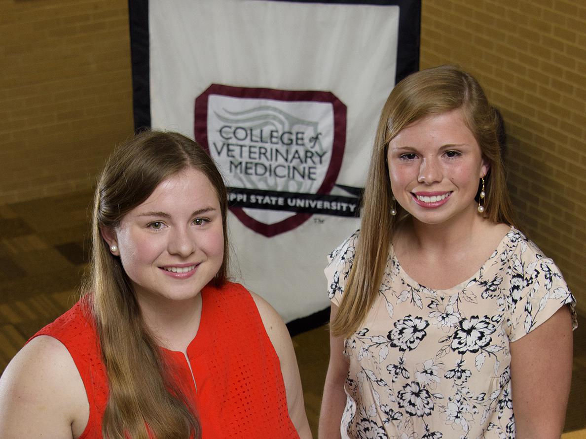 Participation in 4-H led sisters Jessica and Rachel Wilson to an interest in pursuing veterinary degrees at the Mississippi State University College of Veterinary Medicine. (Photo by MSU Extension Service/Kevin Hudson)