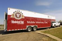 The mobile veterinary clinic at Mississippi State University's College of Veterinary Medicine is being prepared for possible deployment to the Gulf Coast if Gustav hits Mississippi as a hurricane-strength storm.