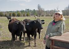 Mary Jane Coign runs a cow-calf operation in Starkville. She has overcome challenges to make an impact as a woman in agriculture. (Photo by MSU Ag Communications/Kat Lawrence)
