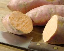 Sweet potatoes are loaded with vitamins A and C, beta-carotene and fiber, which make them a healthy addition to soups, stews, main dishes and desserts. (Photo by MSU Ag Communications/File Photo)
