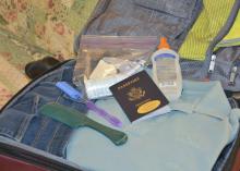 Include insect repellent when packing bags, especially when traveling to tropical or Third World regions. (Photo by MSU Ag Communications/Linda Breazeale)