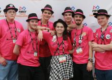 This north Mississippi robotics team, Challenge Accepted, took part in the world competition in Houston, Texas. Team members from DeSoto and Tate counties are Jon Shidler, left, Jon Rodgers, Zack Sahnger, Skyler Smith, Brandon Hess, Nathan Rodgers and Alex Turner. Members not pictured included Ella Douglas and Cade Holliday. (Submitted photo)