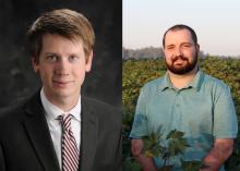 New ag economists Will Maples and Brian Mills.