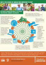 Graphic titled, Why is the census of agriculture important to you?