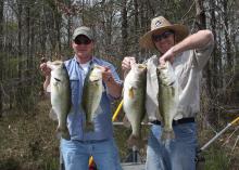 Great days on the lake like this one do not just happen. Fish management plays a significant role in meeting the pond owner’s desire for growing trophy bass. (Submitted photo)