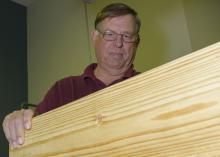 Dan Seale, a professor of sustainable bioproducts at the Mississippi State University Forest and Wildlife Research Center, conducts some of the most rigorous testing and scrutiny in the lumber industry. (MSU Extension Service/Kevin Hudson)