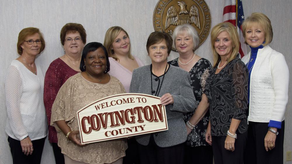 Members of the Covington County Tax Accessors office 