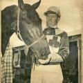 Tom Wilburn, a 1940 animal husbandry graduate from Mississippi State College, is pictured many years ago with his harness-race horse, Trotwood Roy. (Submitted photo)