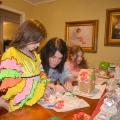 Adrienne Mercer (center) of Louisville, Mississippi, assists her daughter, Millie Kate, in a salt-dough ornament project on Dec. 13, 2014. Family friend Anna Claire Quinn also enjoyed doing fun projects that can build important learning skills and relationships. (Submitted Photo)