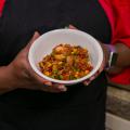 Closeup of Pineapple Fried Rice