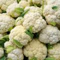 Heads of cauliflower 
