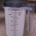 Apple pie smoothie in a blender