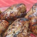 Grilled marinated chicken breasts