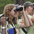 Birding is a fun and easy activity that requires comfortable clothing, a pair of binoculars and a good reference guide, shown here by participants in a Mississippi State University Extension Service workshop in 2011. (File photo by MSU Ag Communications/Scott Corey)