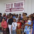 The extended family of Ruby D. Rankin, 1960-2017, gathered Monday to celebrate the dedication of the local farmers market in honor of her 33 years as a community leader with the Mississippi State University Extension Service. (Photo by MSU Extension/Kevin Hudson)