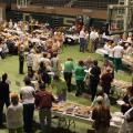 Attendees of the 27th annual Rice Tasting Luncheon can sample more than 300 rice dishes during the event Sept. 15, 2017, at the Delta State University Walter Sillers Coliseum in Cleveland. The luncheon is held in conjunction with National Rice Month and highlights Mississippi’s 17 rice-producing counties. (Photo by MSU Extension Service/file photo)