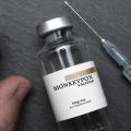 Vial of monkeypox vaccine ready to be injected
