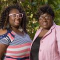 Jameka Coffey Harkins, left, and her mother, Rose Coffey-Graham, represent two generations leading an Oktibbeha County 4-H Club. Adult volunteers are keys to the youth develop program’s success. (Photo by MSU Extension Service/Kevin Hudson)