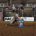 Victoria Williams races around a barrel at the 2013 Rotary Classic Rodeo, held in February at the Mississippi Horse Park. The Mississippi State University facility near Starkville, Miss., recently earned a "best footing" award from the Women's Professional Rodeo Association. (Submitted Photo)