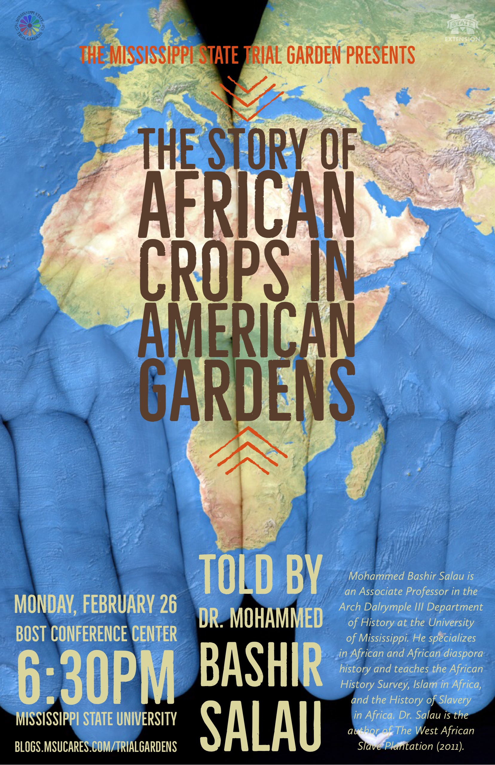 poster for The Story of African Crops in American Gardens.